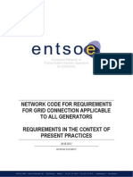 NC RFG - Requirements in The Context of Present Practices