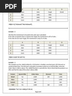 Example - 1 A B C D 1 2 3 4: Page 1 of 4