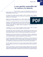 AA Agenda Getion Sostenible Del Agua, Cuenca y Mineria