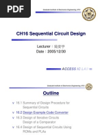 CH16 Sequential Circuit Design