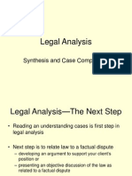 Legal Analysis Synthesis-Case Comparison-Revised