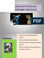 Ahli Astronomi Purba Dan Perkembangan Astronomi
