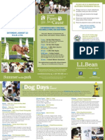 2014 L.L.Bean Dog Days of August Schedule