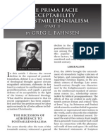 2010 Issue 6 - The Prima Facie Acceptability of Postmillennialism Part 1 - Counsel of Chalcedon