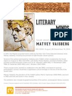 Literary Minds: Soviet Jewish Writers Portrayed by Matvey Vaisberg (2014)