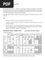 International Phonetic Alphabet