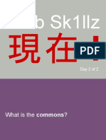 W3b Sk1llz Zhongshan University Day 2: Creative Commons and Stylesheets