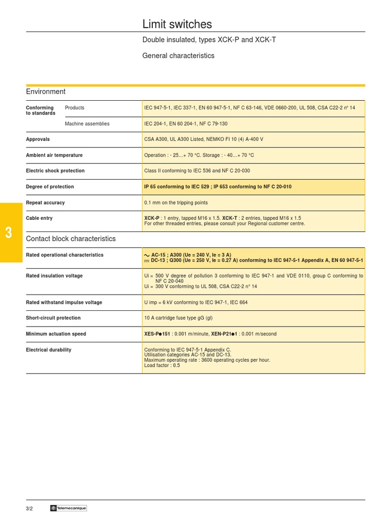 Limit Switch PDF Switch Fuse (Electrical)