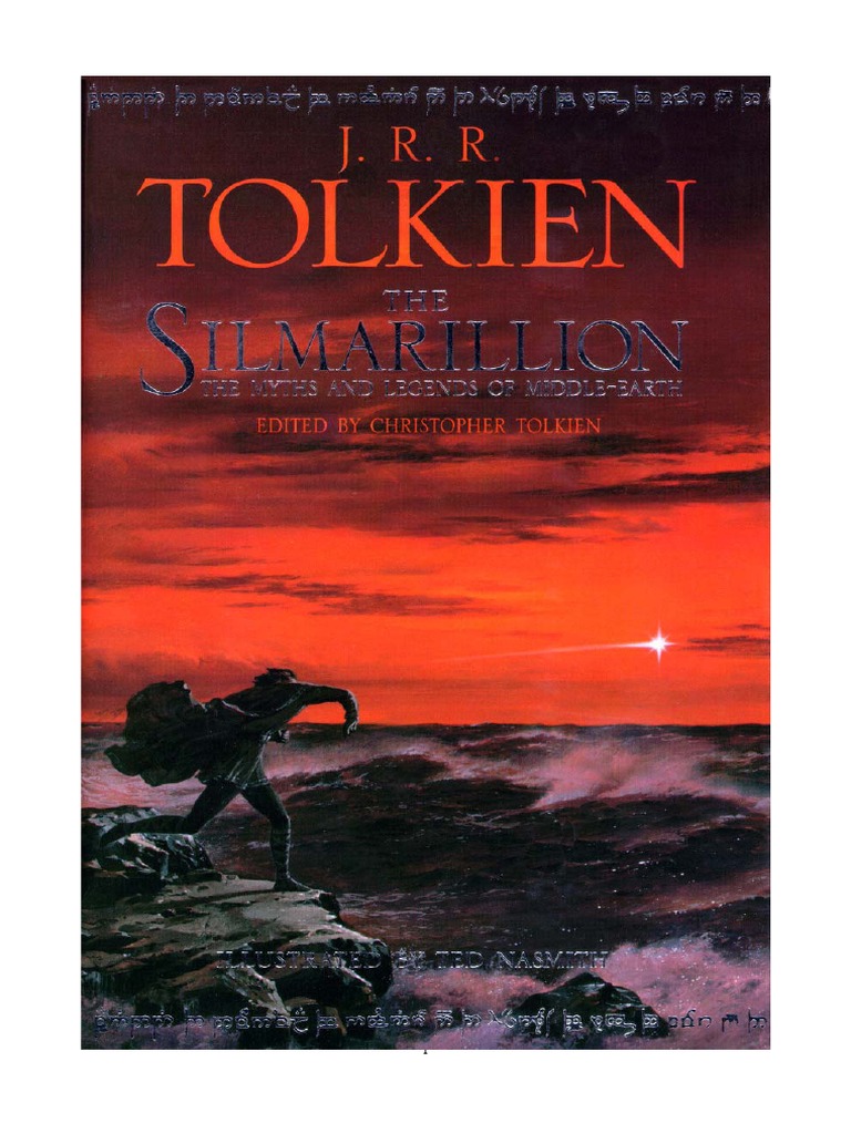 The Silmarillion J.R.R. Tolkien (Illustrated eBook) English Fantasy Novels Middle Earth Races