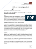 Una Comprensión Epistemológica de La Psicopedagogía