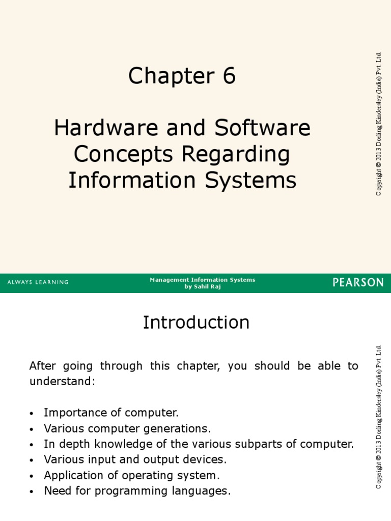 Hardware and Software Concepts PDF Computer Data Storage Input/Output