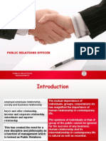 Public Relation Officer