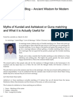 Myths of Kundali and Ashtakoot or Guna Matching and What It Is Actually Useful For - Astrolife