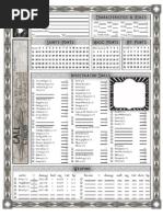 6th Edition Call of Cthulhu Character Sheet