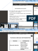 Tecnicas e Instrumentos de Evaluacion
