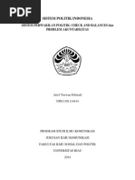 Download Check and Balances Problem Akuntabilitas by Arief Yuswan Febriadi SN236628015 doc pdf