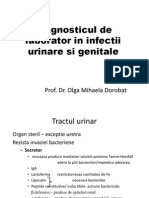 Diagnosticul de Laborator Al Infectiilor Tractului Urinar Si Genital