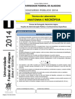 Prova NM - Tecnico de Laboratorio - ANATOMIA E NECROPSIA - Tipo 1