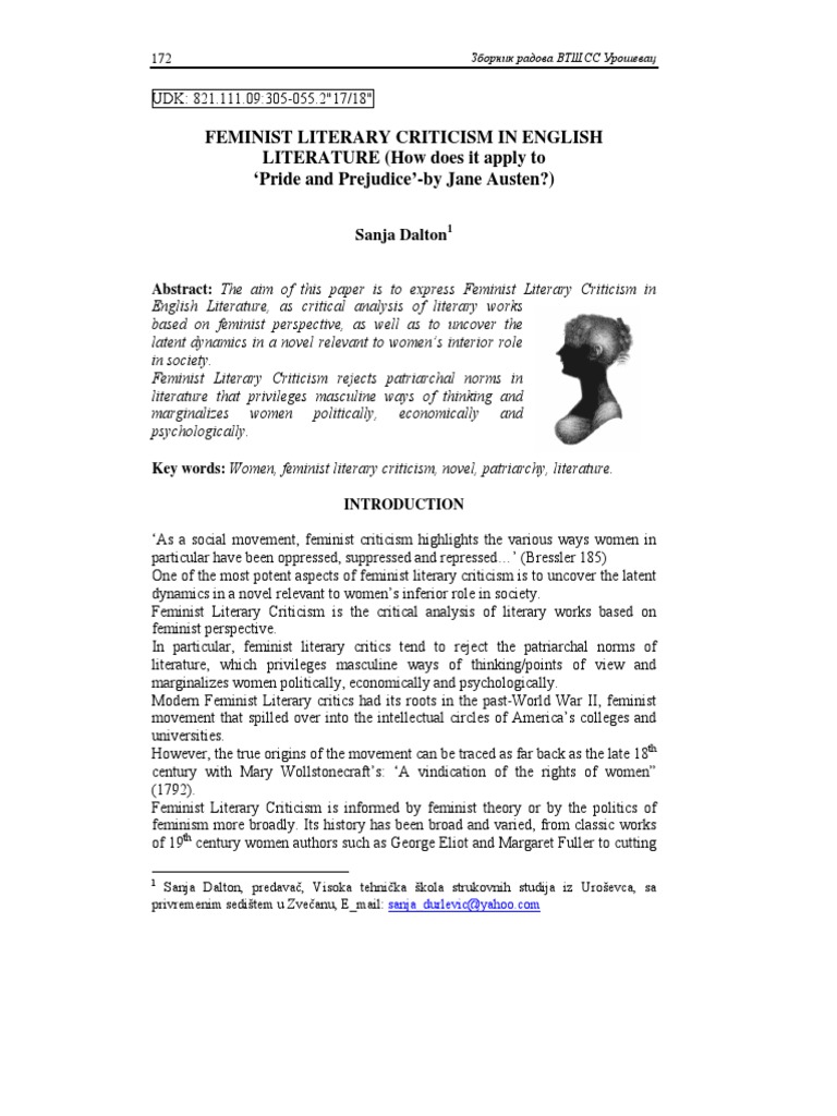 Feminist literary criticism definition image