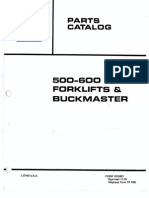 500-600 Forklifts & Buckmaster: Parts Catalog