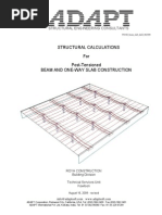 VcaSlu Project Guide for Beam Design | PDF | Reinforced Concrete | Concrete