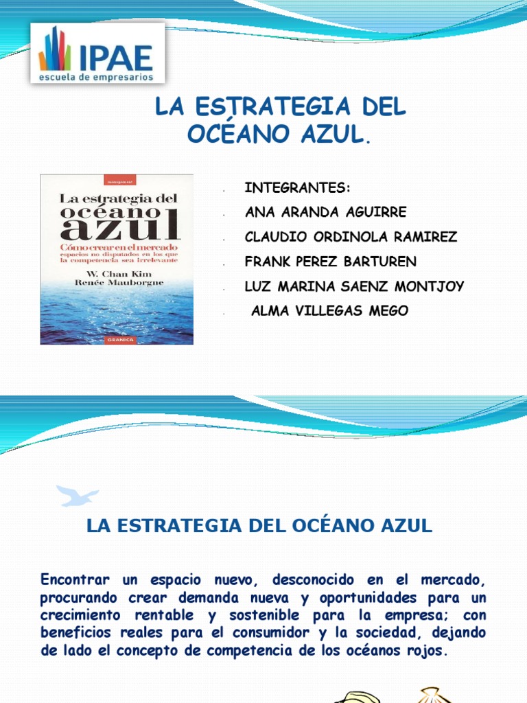 Estrategia Del Oceano Azul-capitulo 3 | Mercado (economía ...