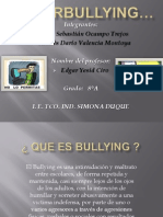 PRÁCTICA # 3 EL BULLYING Y EL CIBER BULLYING Joan Sebastian Ocampo Trejos y Andres Dario Valencia 8A