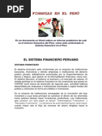 Las Finanzas en El Perú