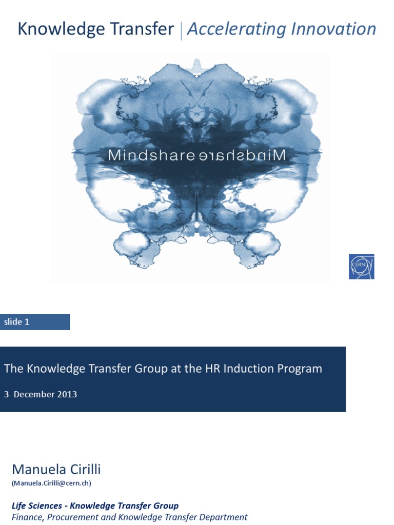 Knowledge Transfer: Accelerating Innovation | PDF | Intellectual ...