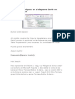 Visualizar Las Holguras en El Diagrama Gantt Con Microsoft Project