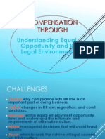 Compensation Through: Understanding Equal Opportunity and The Legal Environment