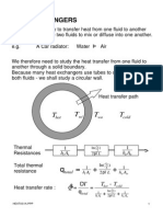 Heat Exchangers: T T T T