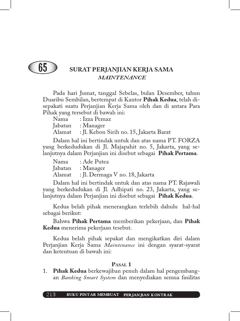 Surat Kerjasama Yang Berisi Perjanjian Konsinyasi View SURAT PERJANJIAN PERKONGSIAN PERNIAGAANdoc from BUSINESS 123 at Tun Hussein Onn University of Malaysia.
