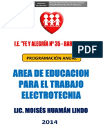 Programacion Anual de Electrotecnia - 2014 - Final2