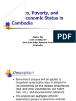 Tobacco, Poverty, and Socioeconomic Status in Cambodia