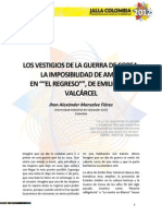 Los Vestigios de La Guerra de Corea en El Cuento El Regreso, de Emilio Díaz Valcárcel, Por Jhon Alexánder Monsalve Flórez