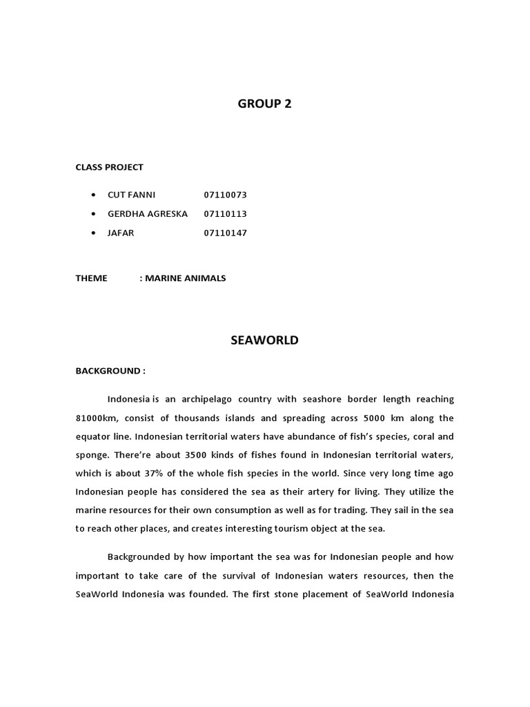 Group 2: Class Project | PDF