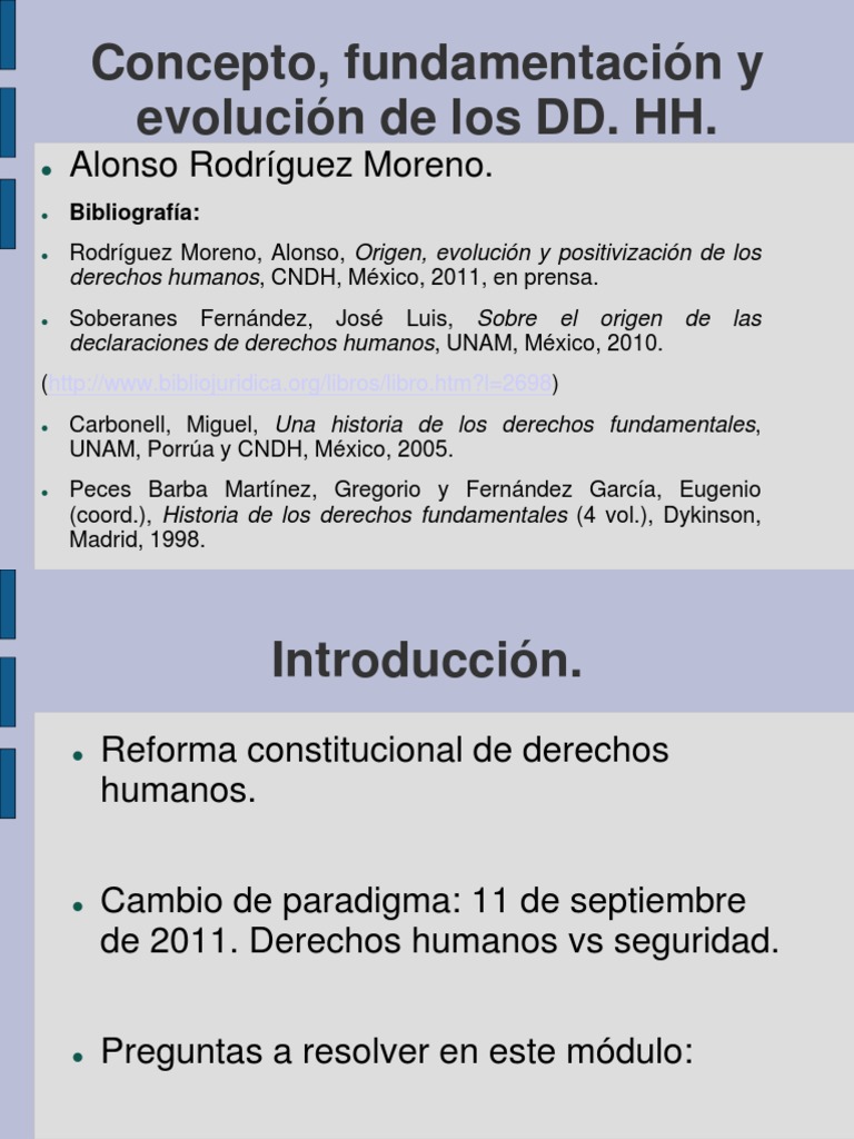 Origen y evolución de los derechos humanos | PDF | Derechos humanos ...