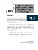 Introducción a La Nomenclatura IUPAC de Compuestos Orgánicos