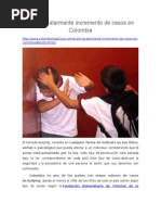 Bullying, Alarmante Incremento de Casos en Colombia