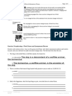 Paraphrasing - Word Forms and Syn Phrases (LinusPauling)