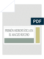 Presion Hidraulica en El Macizo Rocoso