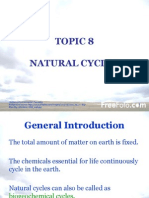 Topic 8 Natural Cycles