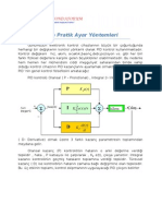 PID Teorisi Ve Pratik Ayar Yöntemleri