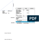 Payroll Slip Cv. Pasundan Jaya Perkasa: Kota Baru 07 Maret 2014