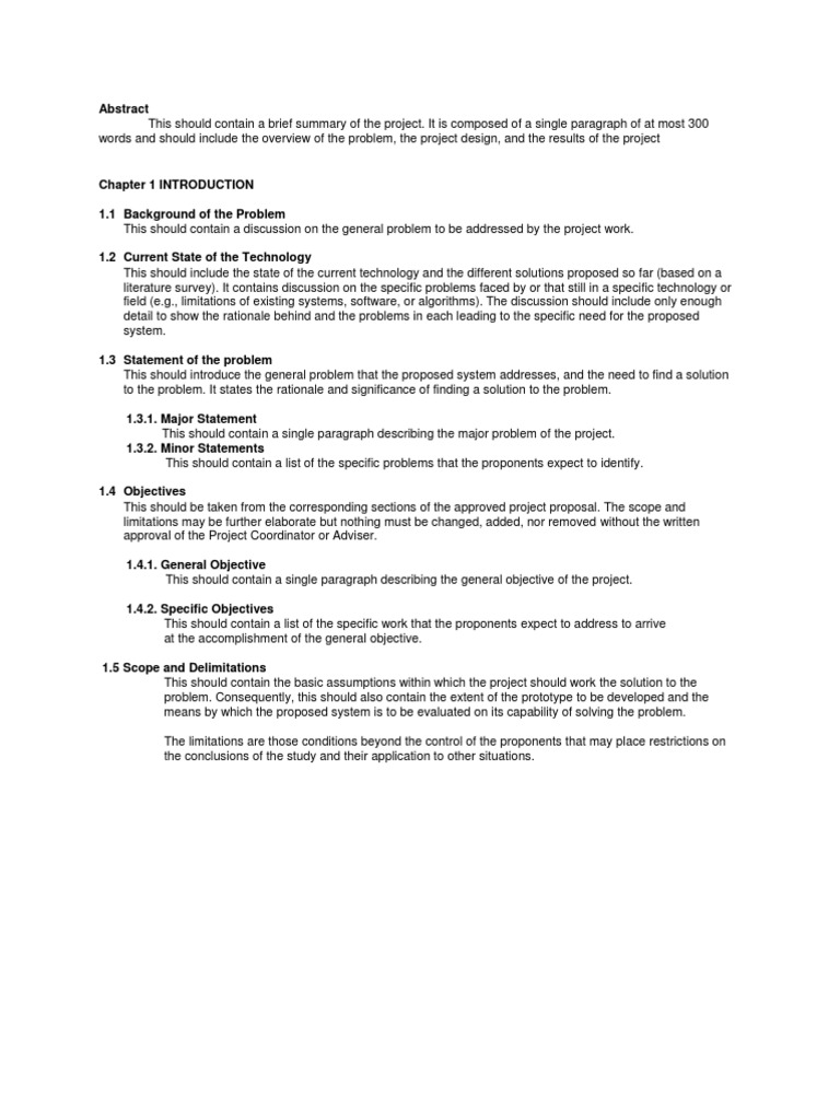 5 chapters of thesis picture
