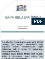 Gaya Belajar Siswa