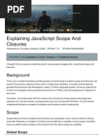 Explaining Javascript Scope and Closures Robert S