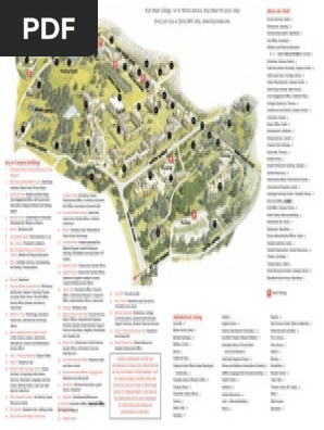 Bryn Mawr Campus Map Bryn Mawr Map | Pdf | Classroom | Academia