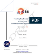 Transiting Exoplanet Survey Satellite (TESS) Project Mission Operations Concept Document